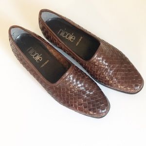 NICOLE MILLER Brown Tonka Shoes Size 7